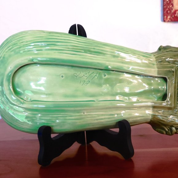 Ceramic Vintage ‘78, Signed, Handmade Celery Dish - Picture 8 of 8